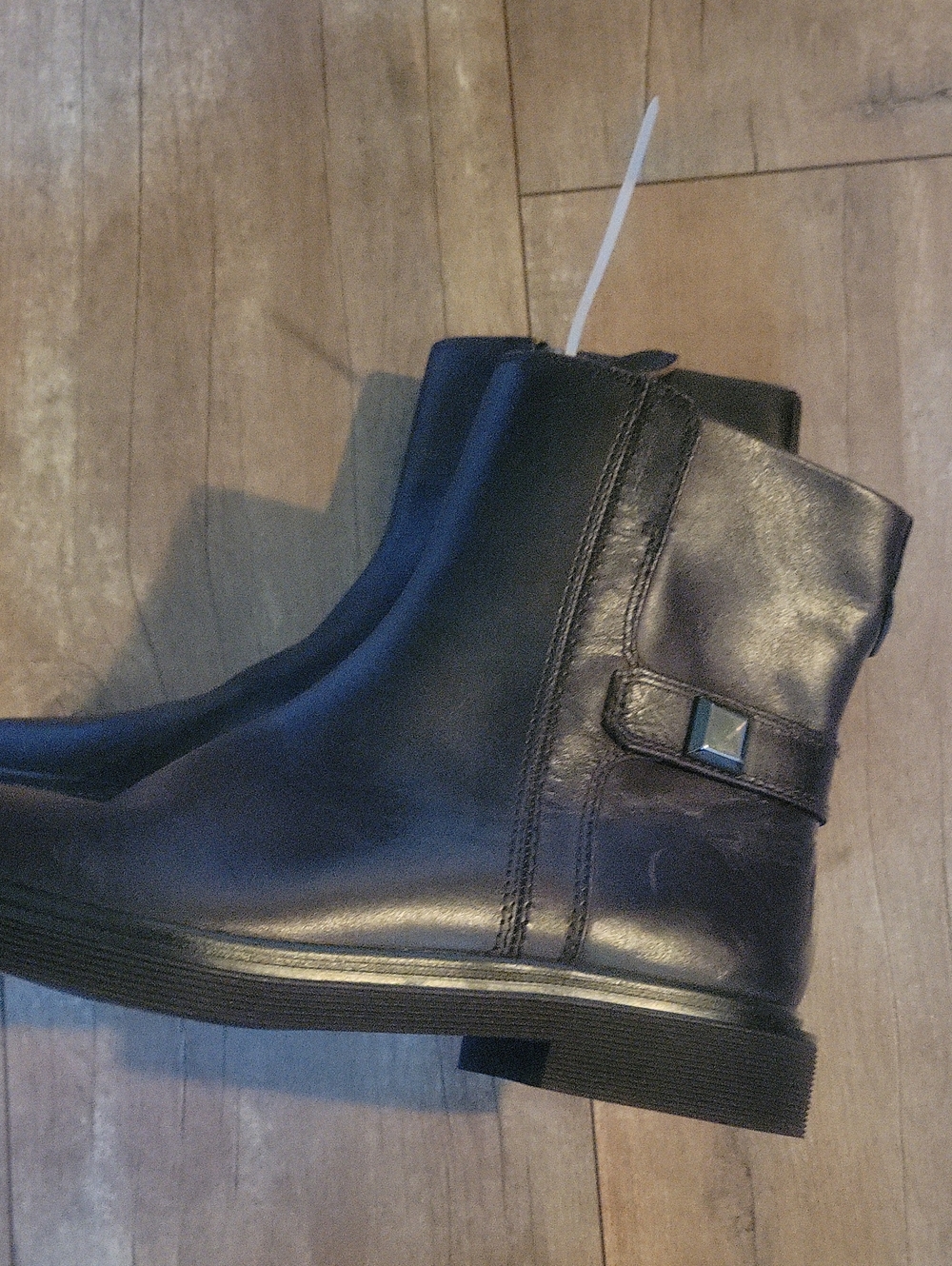 Franco Santo Brown Leather Ankle Boots - Picture 3 of 10